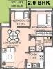XS VivaCity (2BHK+1T (590 sq ft) 590 sq ft)