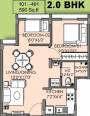 XS VivaCity (2BHK+1T (590 sq ft) 590 sq ft) XS VivaCity (2BHK+1T (590 sq ft) 590 sq ft)