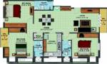 Nahar Sri Ganesh (3BHK+3T (1,495 sq ft) 1495 sq ft) Nahar Sri Ganesh (3BHK+3T (1,495 sq ft) 1495 sq ft)