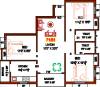 Prabha Baskar (3BHK+2T (1,054 sq ft) + Pooja Room 1054 sq ft)