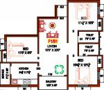 Prabha Baskar (3BHK+2T (1,054 sq ft) + Pooja Room 1054 sq ft)