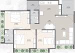 R Sheladia Palash Residences (3BHK+2T (1,521 sq ft) 1521 sq ft)