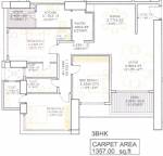 Sumer Trinity Vertical (3BHK+3T (2,242 sq ft) 2242 sq ft) Sumer Trinity Vertical (3BHK+3T (2,242 sq ft) 2242 sq ft)