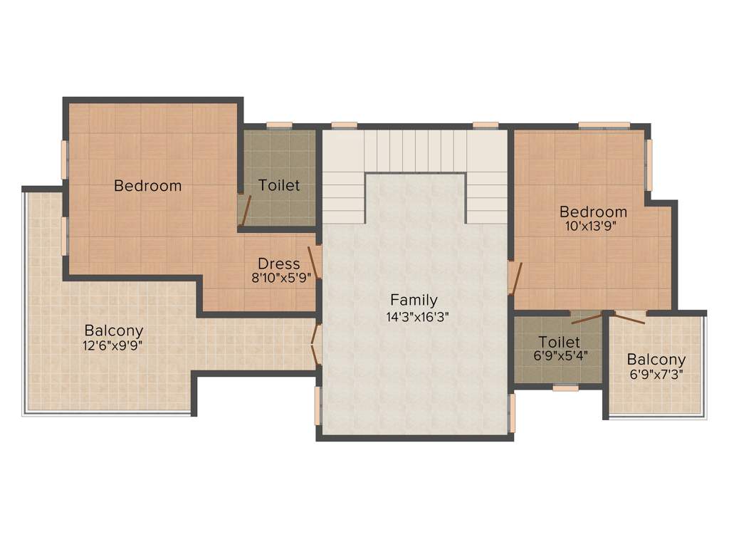 Groovy Woodz (4BHK+4T (2,779 sq ft) 2779 sq ft)