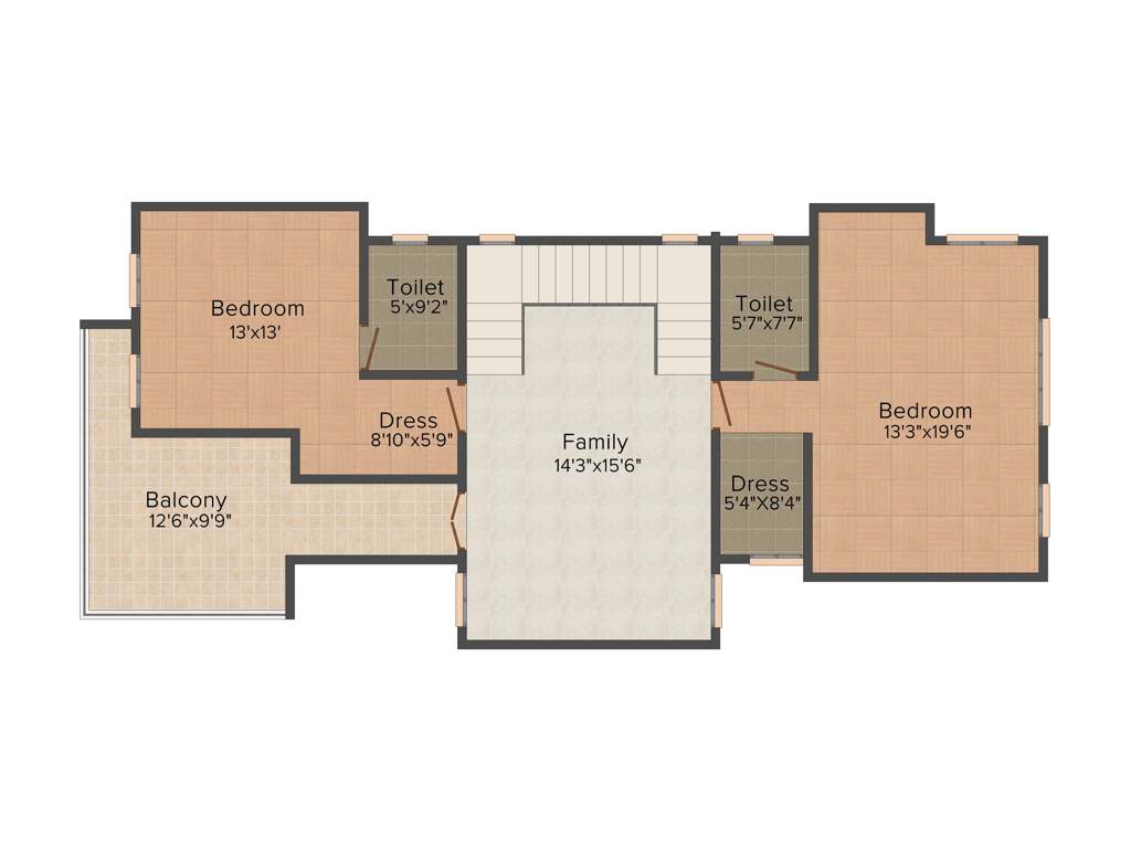  Groovy Woodz (4BHK+4T (3,030 sq ft) 3030 sq ft)