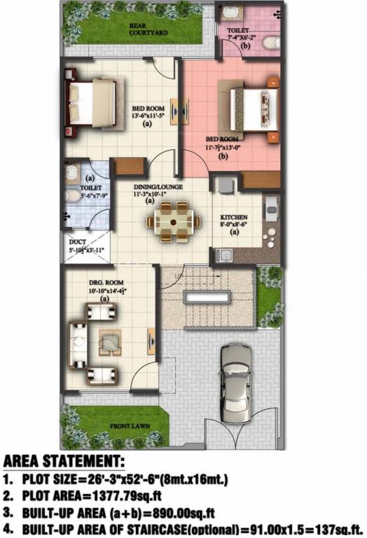 Eldeco Regalia Villa (2BHK+2T (890 sq ft) 890 sq ft) Eldeco Regalia Villa (2BHK+2T (890 sq ft) 890 sq ft)