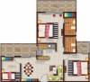 Kingson The Home (3BHK+2T (1,185 sq ft) 1185 sq ft)