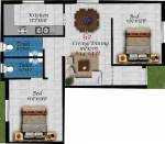 Four Zelda Square (2BHK+2T (894 sq ft) 894 sq ft)
