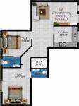 Four Zelda Square (2BHK+2T (925 sq ft) 925 sq ft)
