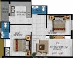 Four Zelda Square (2BHK+2T (926 sq ft) 926 sq ft)