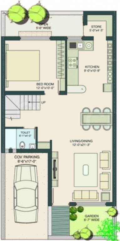  lake city Floor Plan Ground Floor Plan