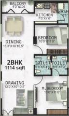 MR Serene View (2BHK+2T (1,114 sq ft) 1114 sq ft) MR Serene View (2BHK+2T (1,114 sq ft) 1114 sq ft)