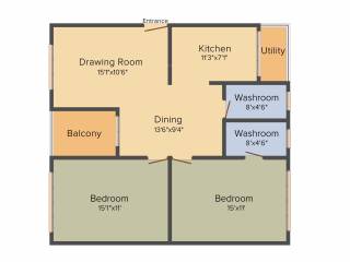 MR Serene View (2BHK+2T (1,160 sq ft) 1160 sq ft) MR Serene View (2BHK+2T (1,160 sq ft) 1160 sq ft)