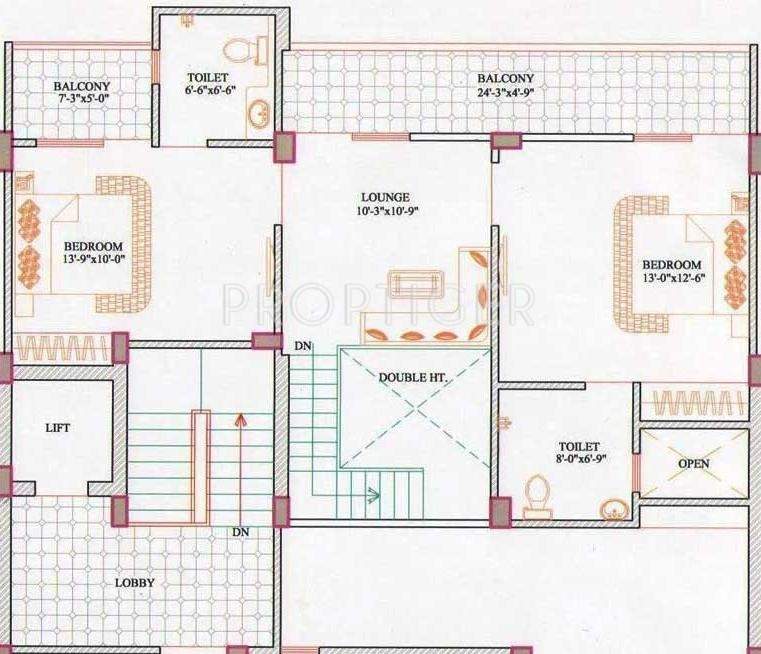 Vardhman Vardhman Aspire (4BHK+4T (2,200 sq ft) 2200 sq ft)