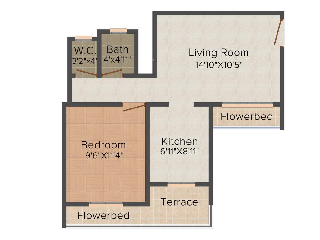 Shree Heritage (1BHK+1T (710 sq ft) 710 sq ft)