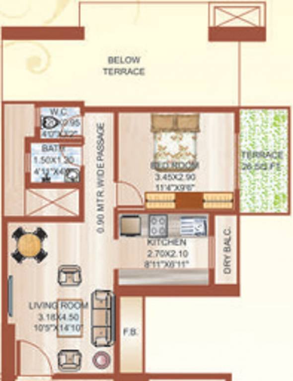 Shree Heritage (1BHK+1T (724 sq ft) 724 sq ft) Shree Heritage (1BHK+1T (724 sq ft) 724 sq ft)