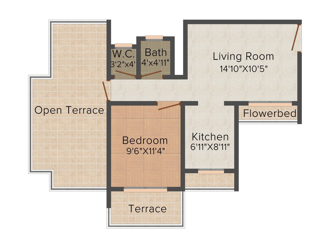 Shree Heritage (1BHK+1T (856 sq ft) 856 sq ft)