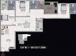 Sapthavarna Builders Sayoojyam Regency (3BHK+3T (1,581 sq ft) 1581 sq ft)