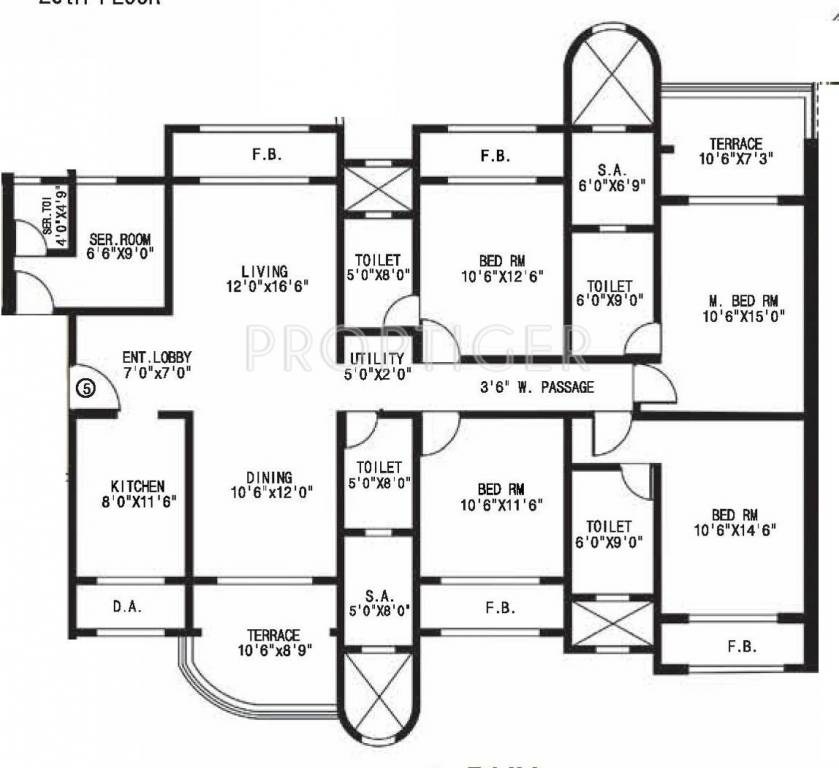 Mohan Altezza (4BHK+4T (2,835 sq ft) 2835 sq ft) Mohan Altezza (4BHK+4T (2,835 sq ft) 2835 sq ft)