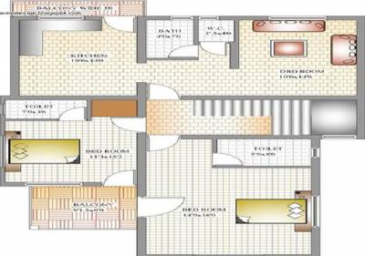 Sunrise Developers Sai Suncity (2BHK+3T (1,695 sq ft) 1695 sq ft)