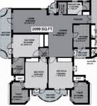 Unitech The Palms (3BHK+3T (2,099 sq ft) + Servant Room 2099 sq ft) Unitech The Palms (3BHK+3T (2,099 sq ft) + Servant Room 2099 sq ft)