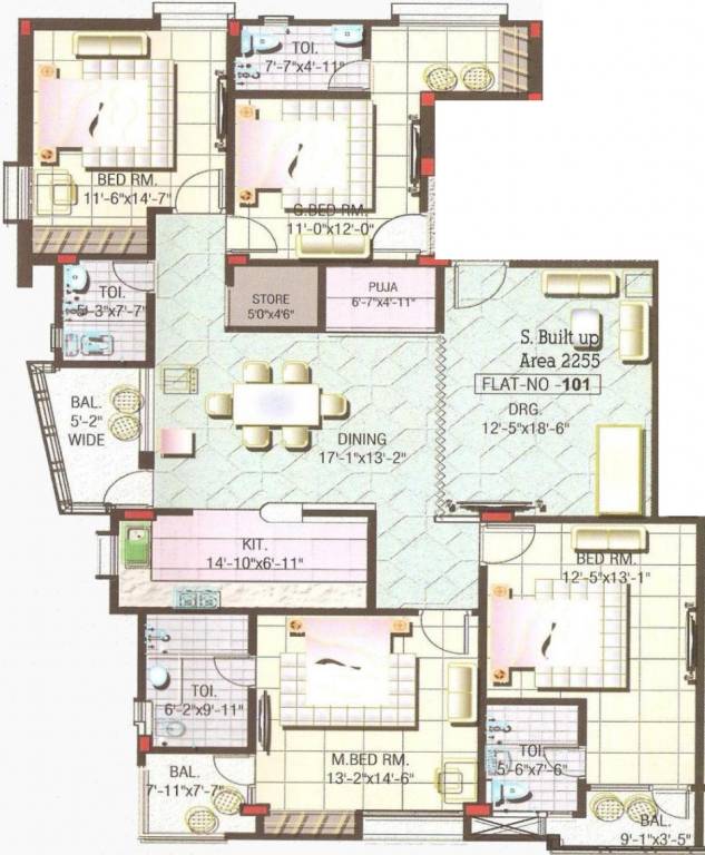 Vasudeva Realty Arpit Regency (4BHK+4T (2,255 sq ft) + Pooja Room 2255 sq ft) Vasudeva Realty Arpit Regency (4BHK+4T (2,255 sq ft) + Pooja Room 2255 sq ft)