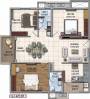 Aparna HillPark Silver Oaks (3BHK+2T (1,470 sq ft) + Pooja Room 1470 sq ft)