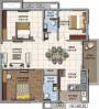 Aparna HillPark Silver Oaks (3BHK+2T (1,490 sq ft) + Pooja Room 1490 sq ft)