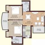 Shree Gardenia (2BHK+2T (930 sq ft) 930 sq ft)