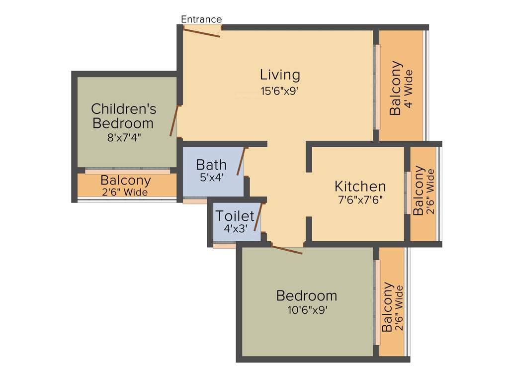 Shree Balaji Balaji Garden (2BHK+1T (730 sq ft) 730 sq ft)