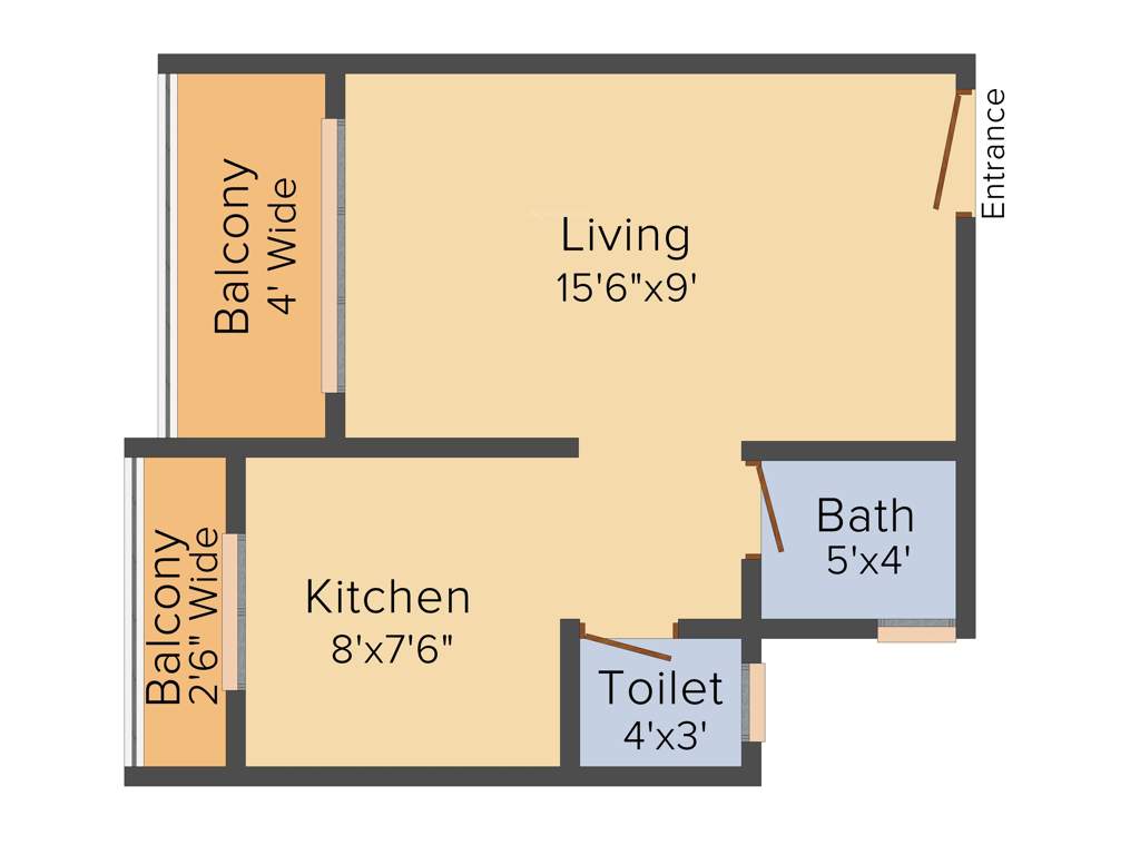 Shree Balaji Balaji Garden (1RK+1T (435 sq ft) 435 sq ft)