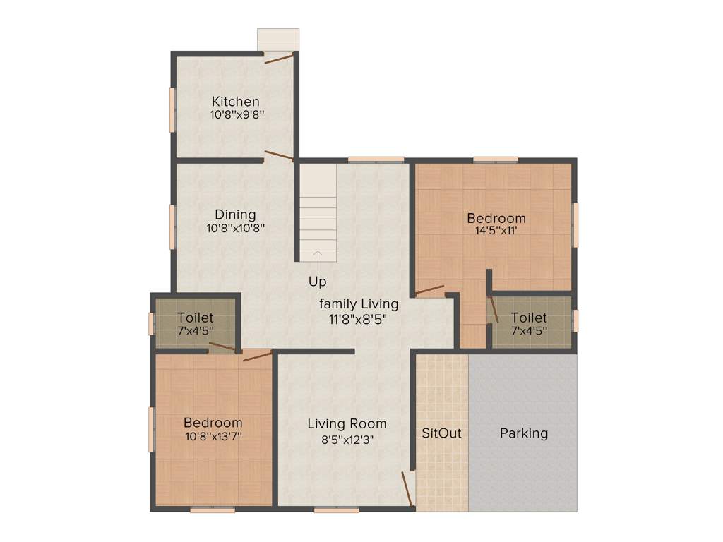 Ganga Fortun Valley Villas (4BHK+4T (2,260 sq ft) + Pooja Room 2260 sq ft)