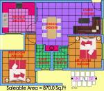 Ganga Developers Fortun Valley (2BHK+2T (870 sq ft) 870 sq ft) Ganga Developers Fortun Valley (2BHK+2T (870 sq ft) 870 sq ft)