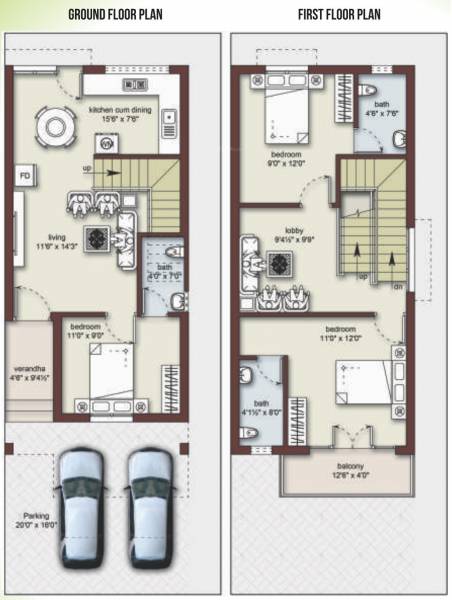 MGP Delight Villas (3BHK+3T (1,485 sq ft) 1485 sq ft)