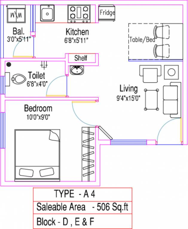 XS VivaCity (1BHK+1T (506 sq ft) 506 sq ft) XS VivaCity (1BHK+1T (506 sq ft) 506 sq ft)