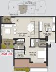 Malabar Grand Cypress (3BHK+4T (2,702 sq ft)   Servant Room 2702 sq ft)