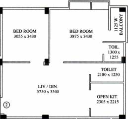 Digi Grand (2BHK+2T (870 sq ft) 870 sq ft) Digi Grand (2BHK+2T (870 sq ft) 870 sq ft)