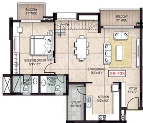 Soul Arista (3BHK+4T (2,500 sq ft) Servant Room 2500 sq ft)
