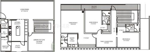 Lakhani Prives Luxury Hillside (3BHK+3T (3,800 sq ft)   Servant Room 3800 sq ft)
