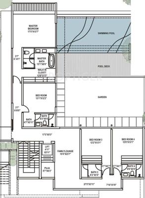 Lakhani Prives Luxury Hillside (4BHK+5T (4,500 sq ft)   Pooja Room 4500 sq ft)
