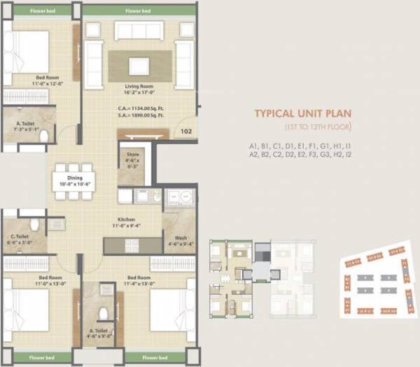  avadh-copper-stone Floor Plan Floor Plan