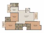Unitech Unihomes (3BHK+3T (1,646 sq ft)   Servant Room 1646 sq ft)