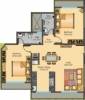 Dipti Empress (2BHK+2T (1,104 sq ft) 1104 sq ft)