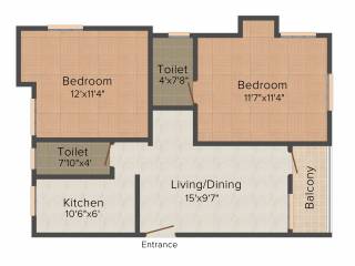 SMM Prathama (2BHK+2T (996 sq ft) 996 sq ft) SMM Prathama (2BHK+2T (996 sq ft) 996 sq ft)