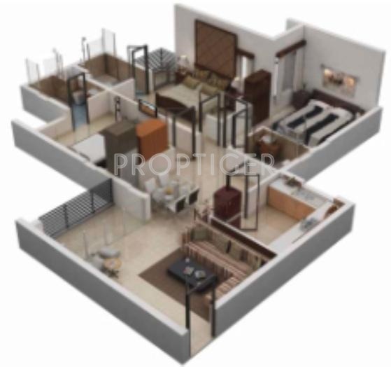 Mani IQ City (3BHK+3T (1,548 sq ft) 1548 sq ft) Mani IQ City (3BHK+3T (1,548 sq ft) 1548 sq ft)