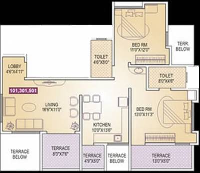  landmark-residency Floor Plan Floor Plan
