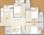 Flora Ixora (3BHK+3T (1,440 sq ft) 1440 sq ft)