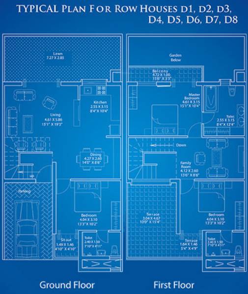 Gulmohar Amado Villas (3BHK+3T (2,232 sq ft) 2232 sq ft)