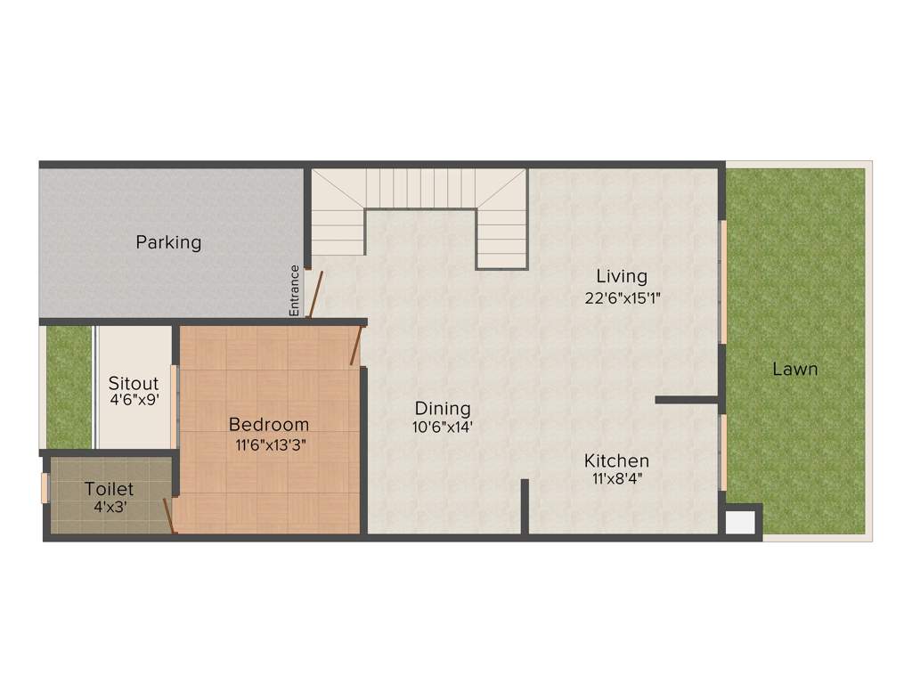 Gulmohar Amado Villas (3BHK+3T (2,616 sq ft) 2616 sq ft)