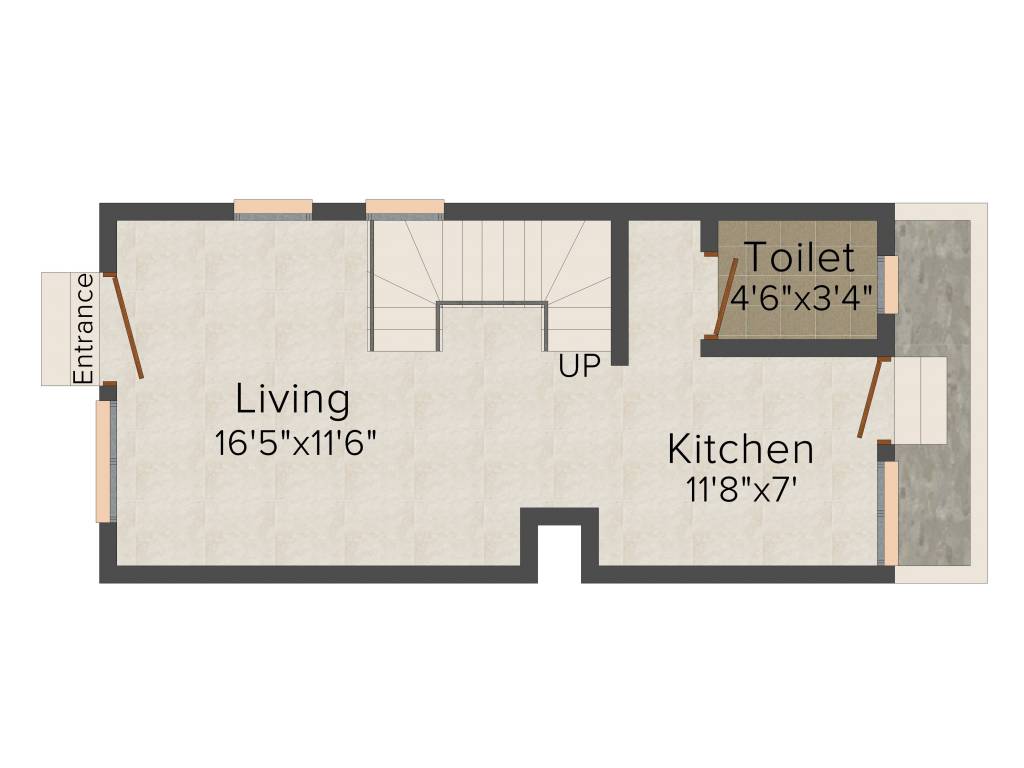 Dipti Residency (2BHK+2T (1,000 sq ft) 1000 sq ft)
